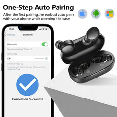 Kurdene earbuds in-ear fit demonstrates secure, light design.