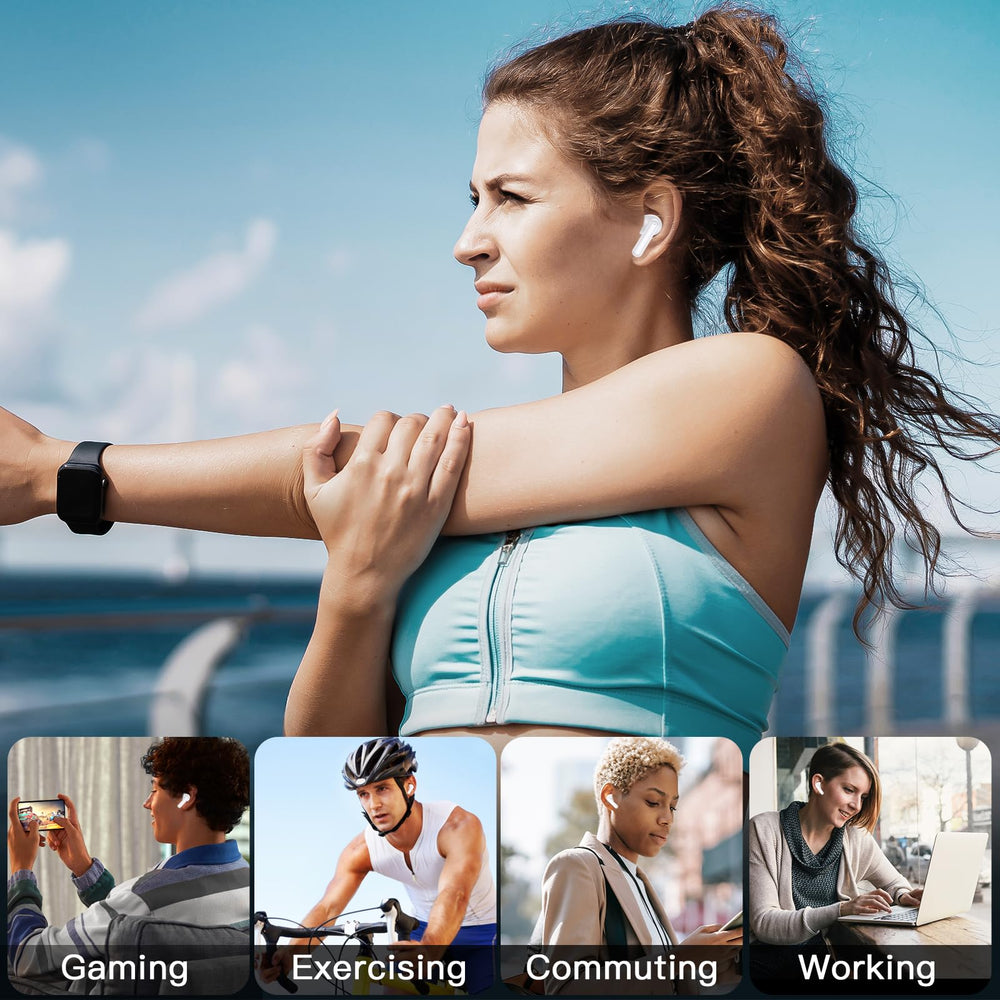 Kurdene lightweight earbuds provide a comfortable, secure fit during workouts.