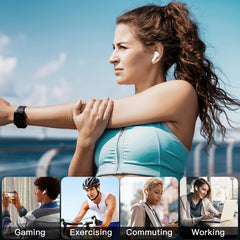 Kurdene lightweight earbuds provide a comfortable, secure fit during workouts.