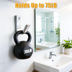 KURUI anchors with screws being tightened to secure a wall mounted item