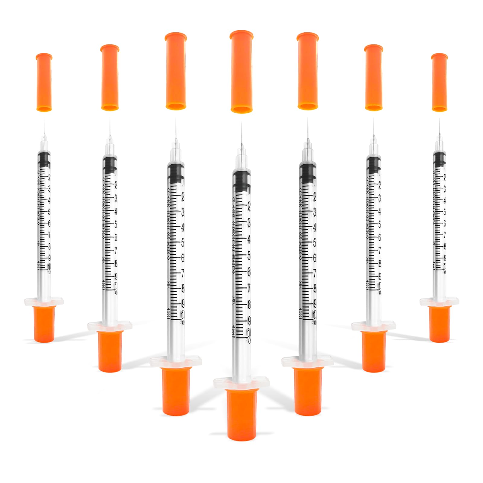 Kusrul 30-pack U-100 1cc syringe ready for precise dosing.