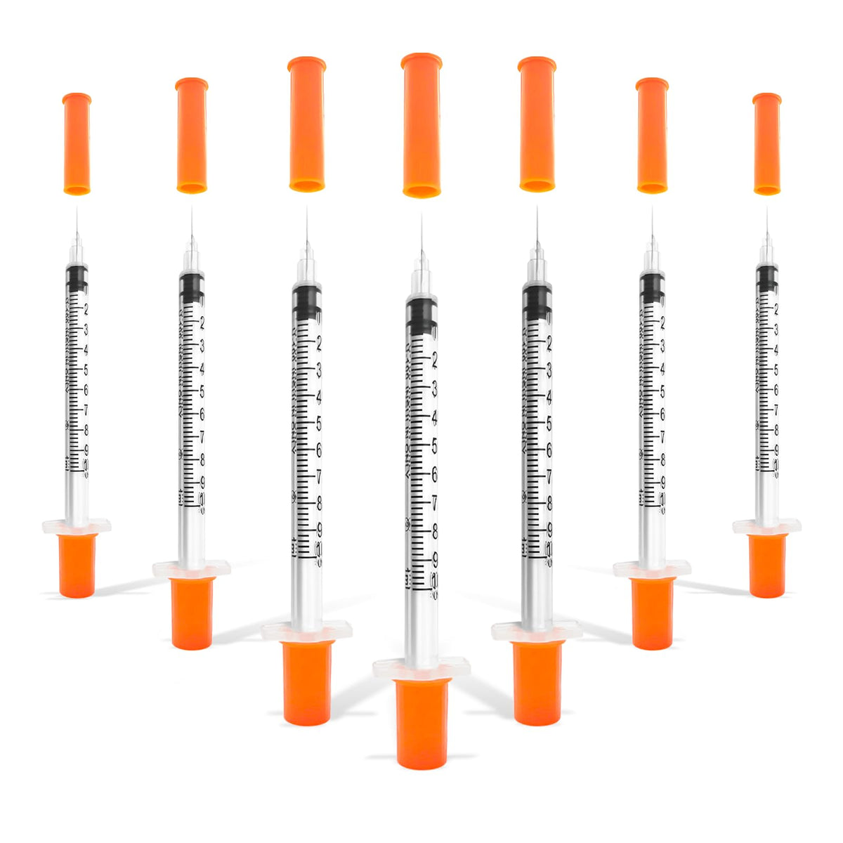 Kusrul 30-pack U-100 1cc syringe ready for precise dosing.