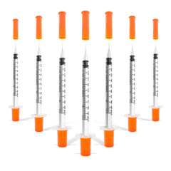 Kusrul 30-pack U-100 1cc syringe ready for precise dosing.
