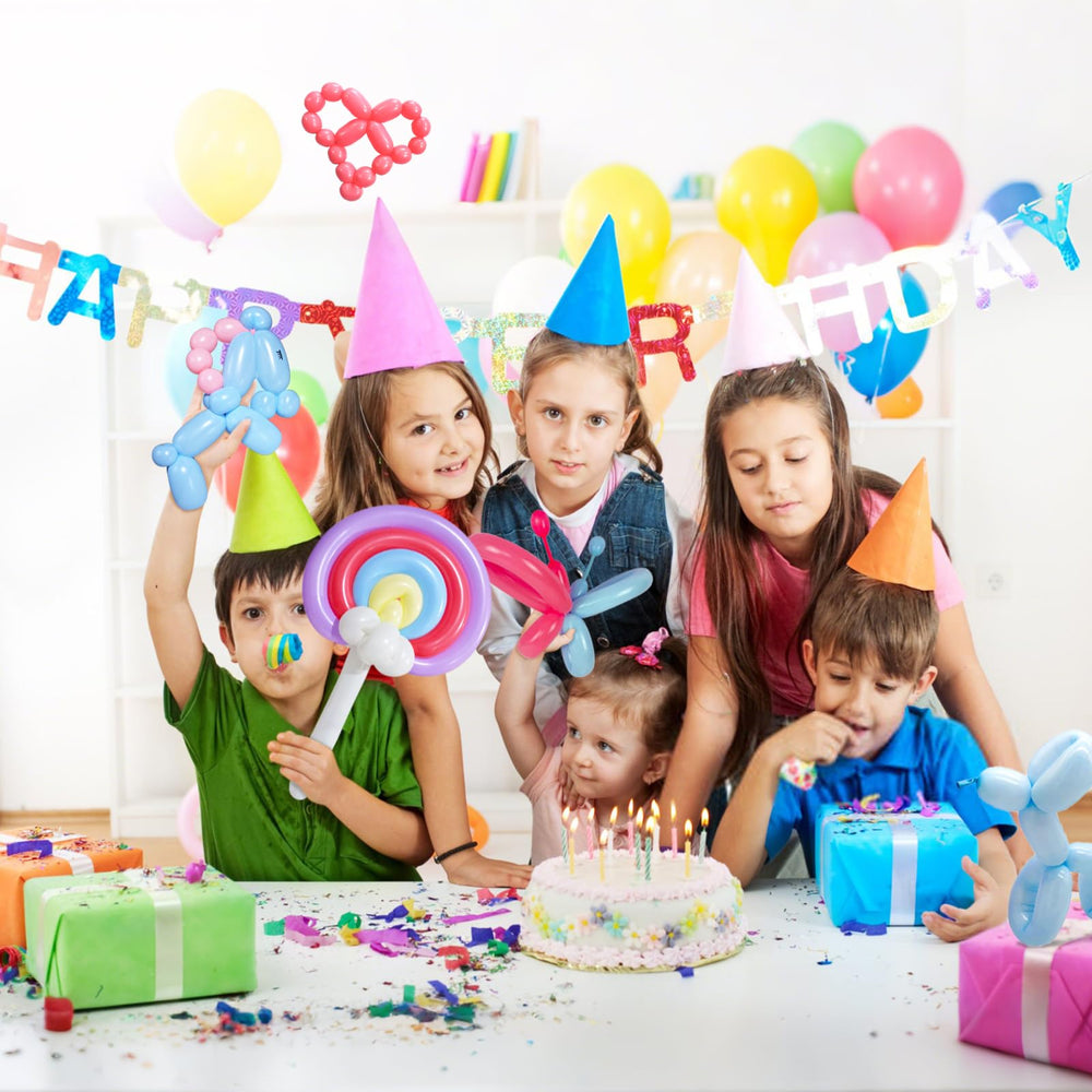 KUULBELA durable latex balloons provide long-lasting decor for celebrations.