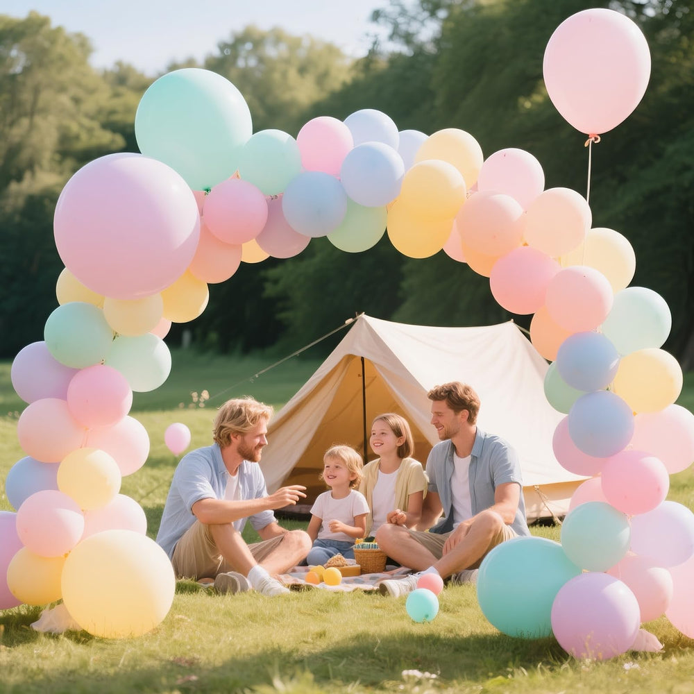 KUULBELA balloons inflated with helium or air for flexible setups