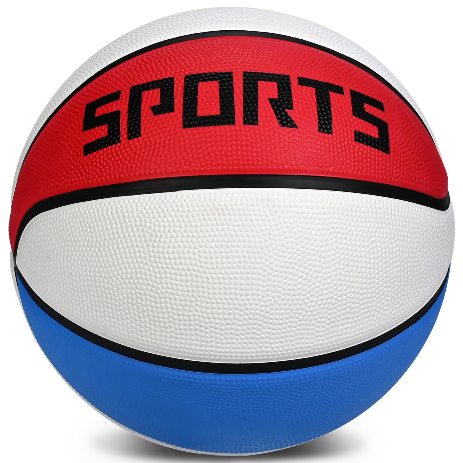 KUYOTQ thickened rubber basketball for durable play