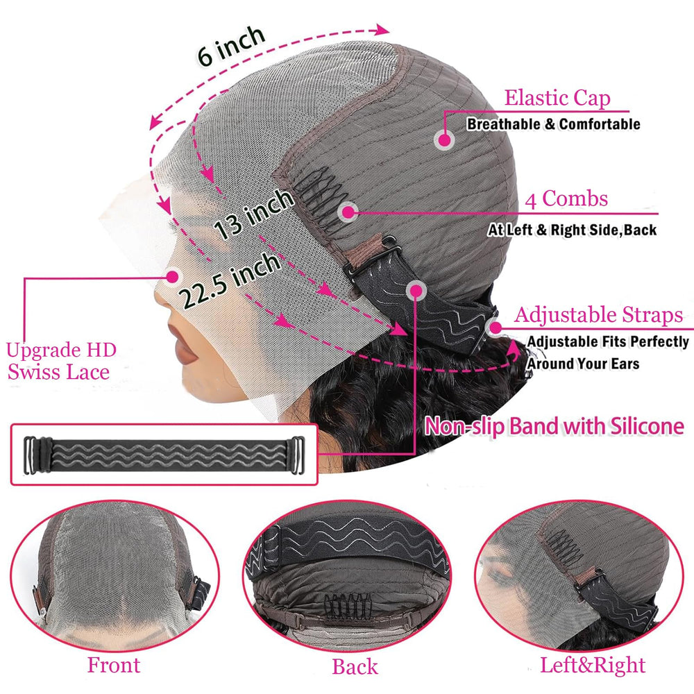 KVFCT baby-hair pre-plucked detail enhances a realistic, ready-to-wear hairline.