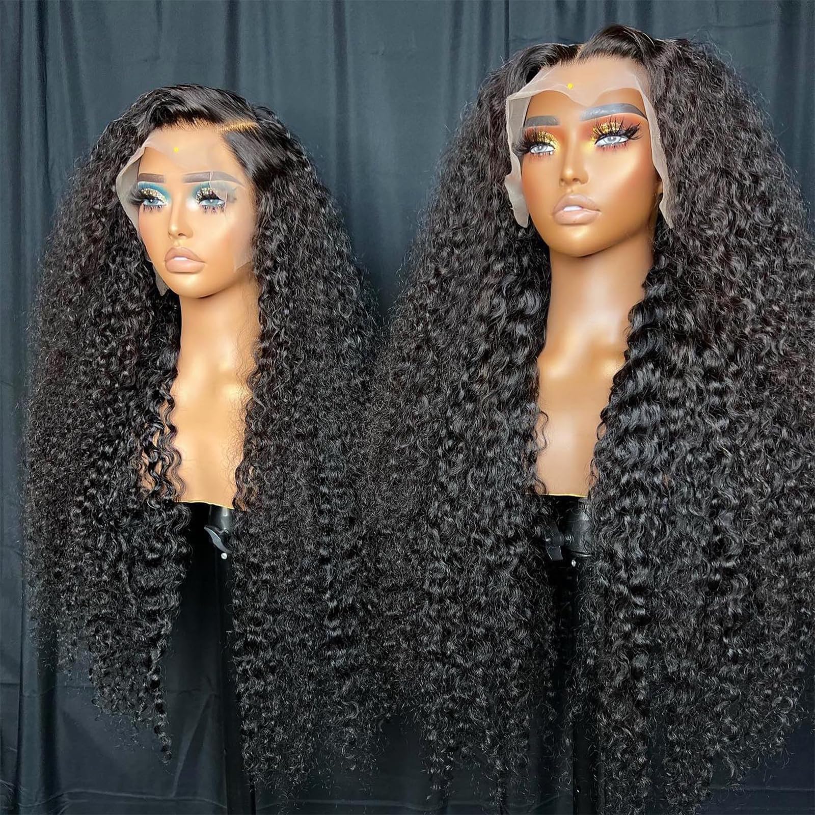KVFCT Brazilian virgin hair texture appears soft and smooth with minimal tangling.