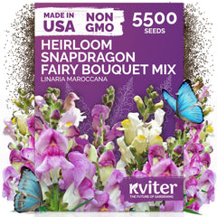 KVITER 5,500 Fairy Bouquet Mix seed pack front view for bulk planting planning.