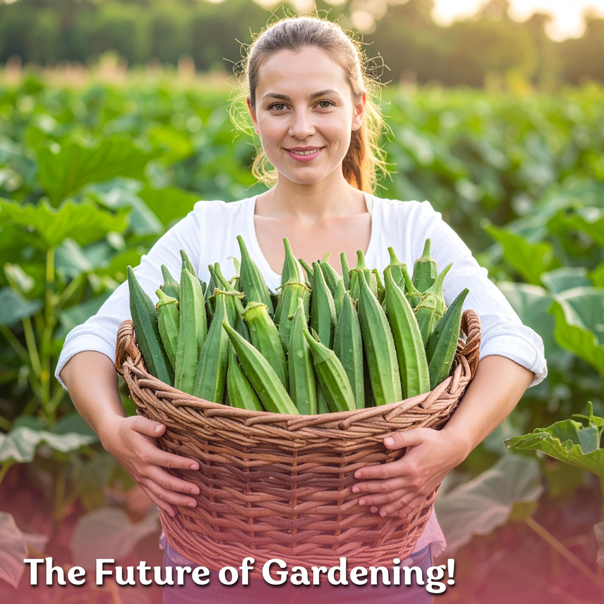 KVITER fresh okra harvests ideal for frying, soups, and gumbo