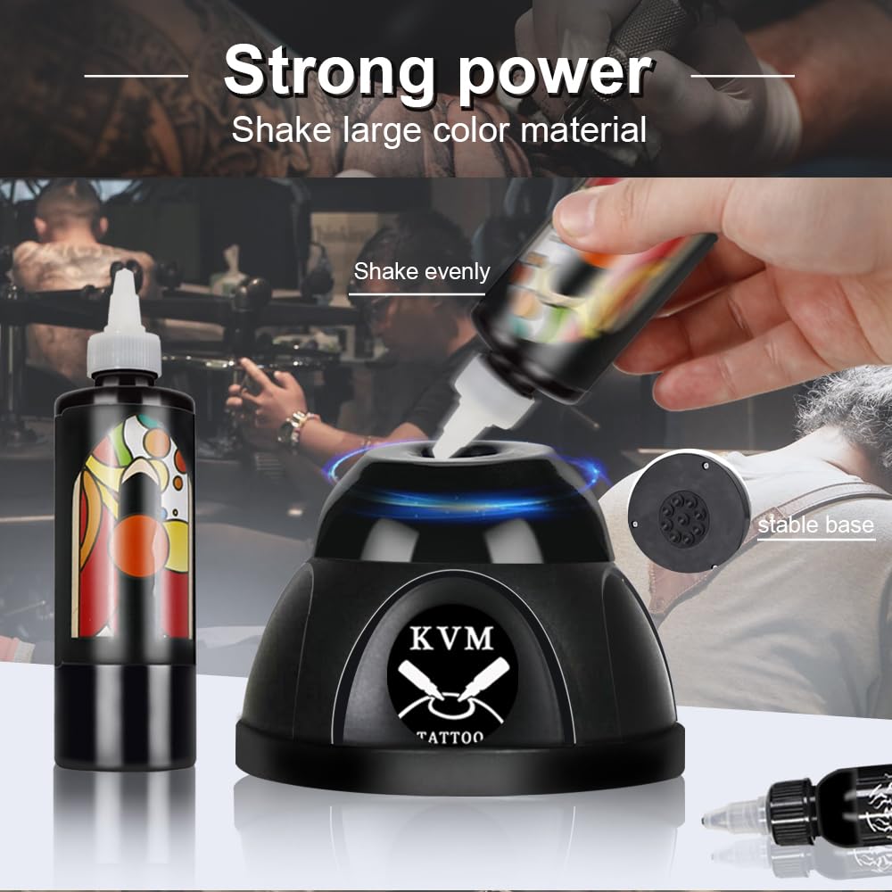 KVM Mini Vortex Mixer pigment mixing at up to 5200 rpm for thorough mix