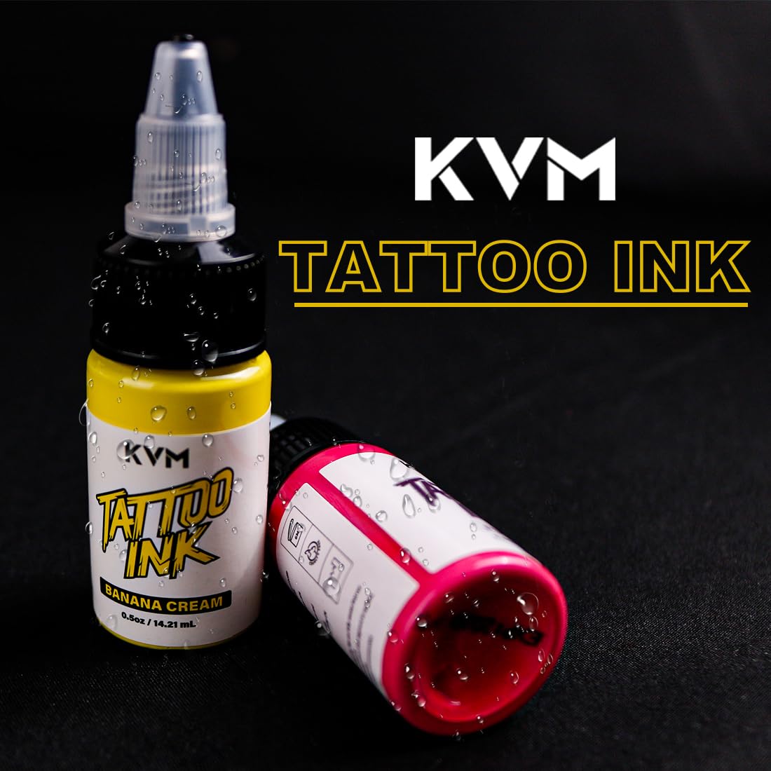 KVM Tattoo Ink easy mixing enables dynamic tones and gradients.