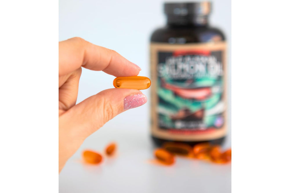 Kwee-Jack Fish Co. Lifestyle shot suggesting a simple daily wellness routine.