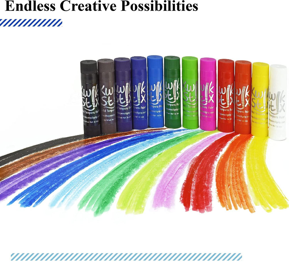Kwik Stix suitable for ages five and up for easy, creative play.