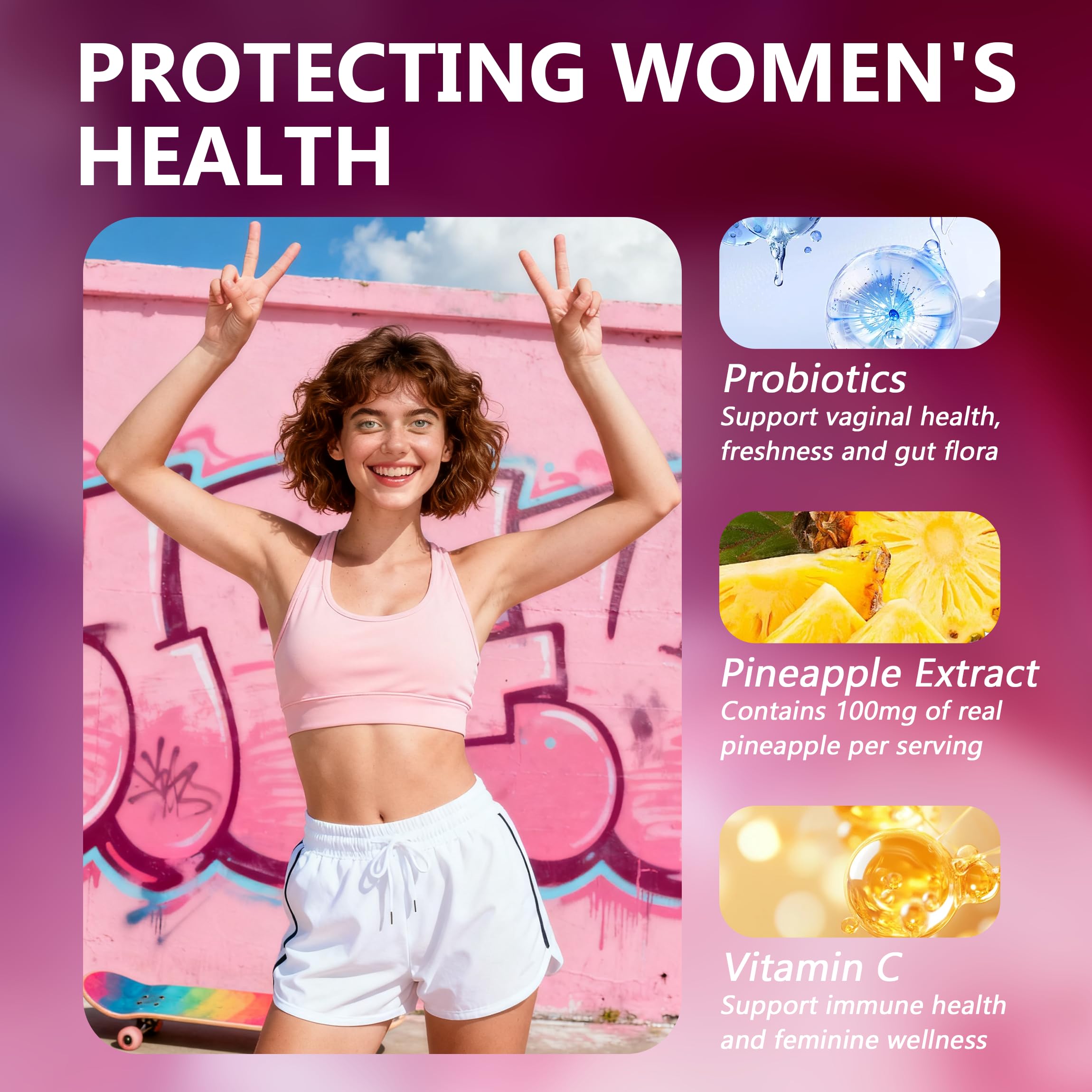 KXVUDE gummies with vitamin C support natural moisture balance and well-being.