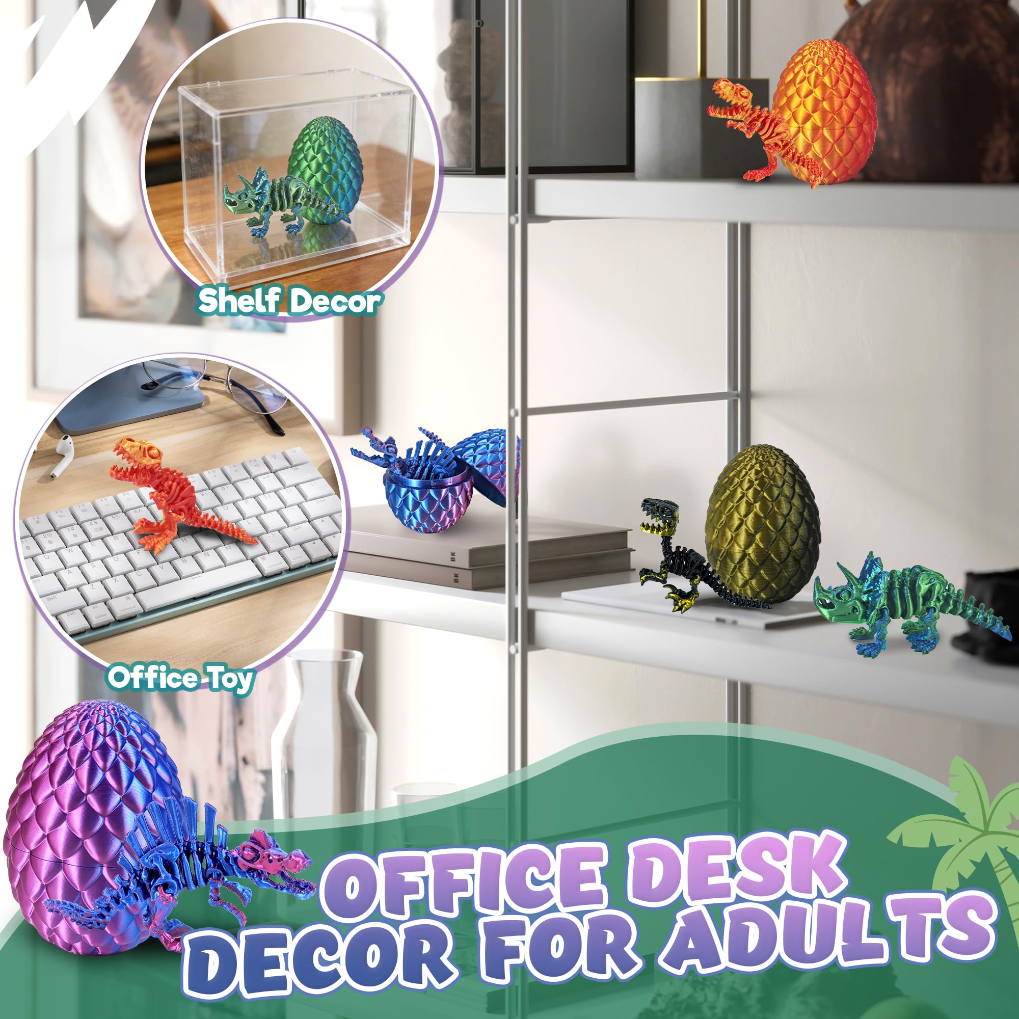 Kyerivs PLA dinosaur toy, safe material for kids