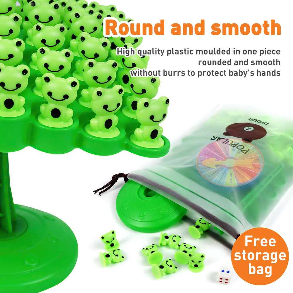 kykake Frog Balance Game Base and Storage Bag for easy cleanup.