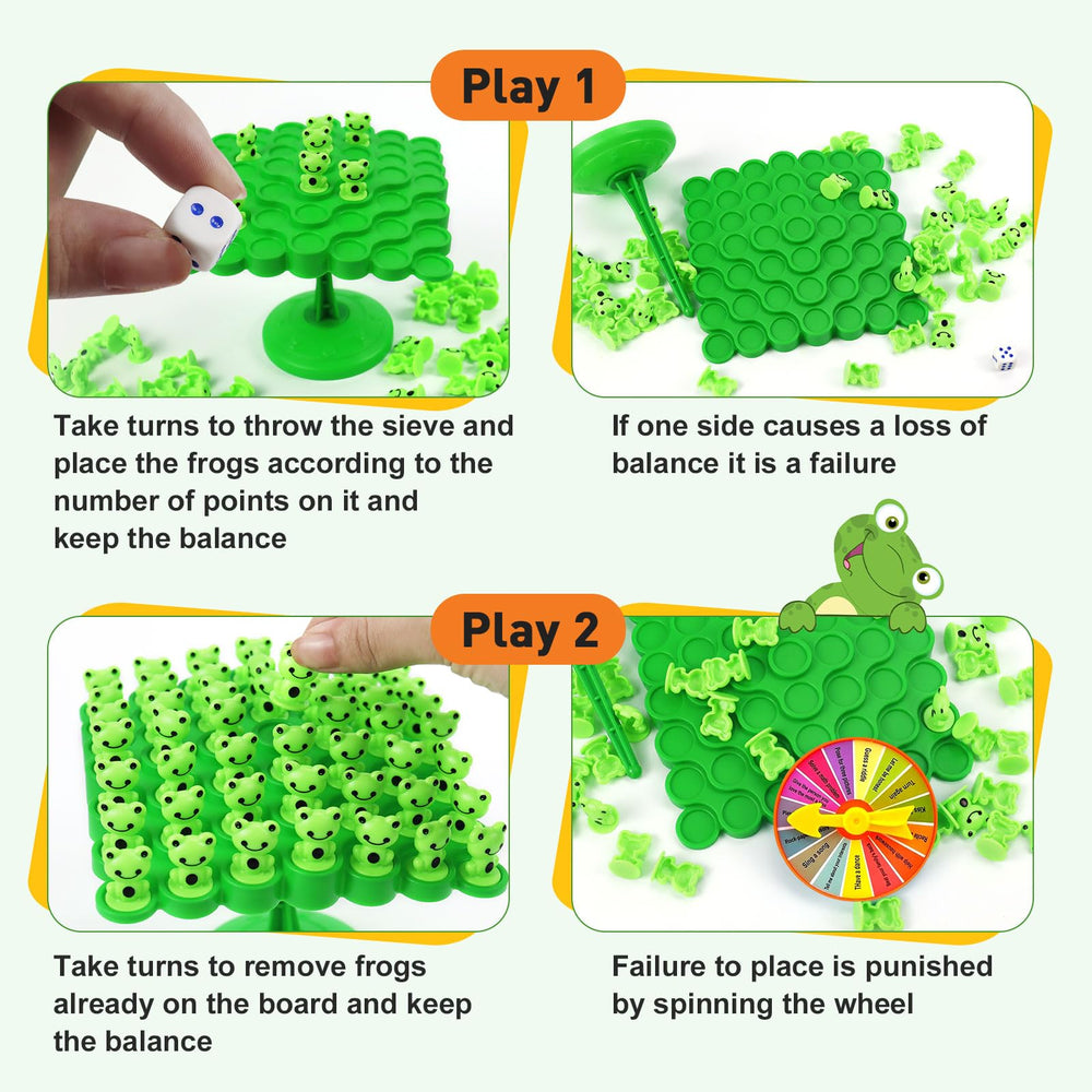 kykake Frog Balance Game Two-Player Setup for parent-child bonding.
