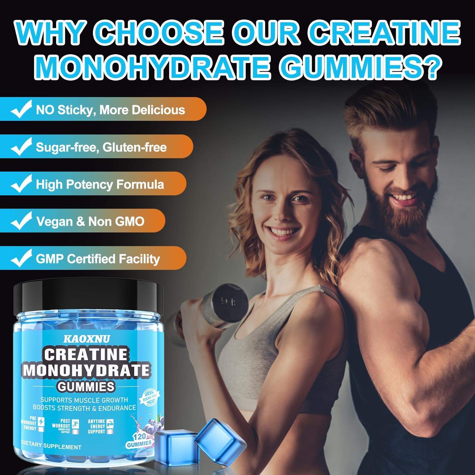 Kynaz gummies manufactured in a GMP-certified facility for quality.