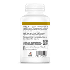 Close-up of Kyolic Aged Garlic Extract Formula 200 capsules for easy daily dosing.