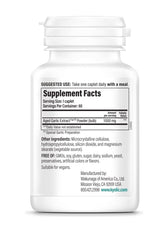 Kyolic One Per Day caplets close-up show odorless capsules for easy daily use.