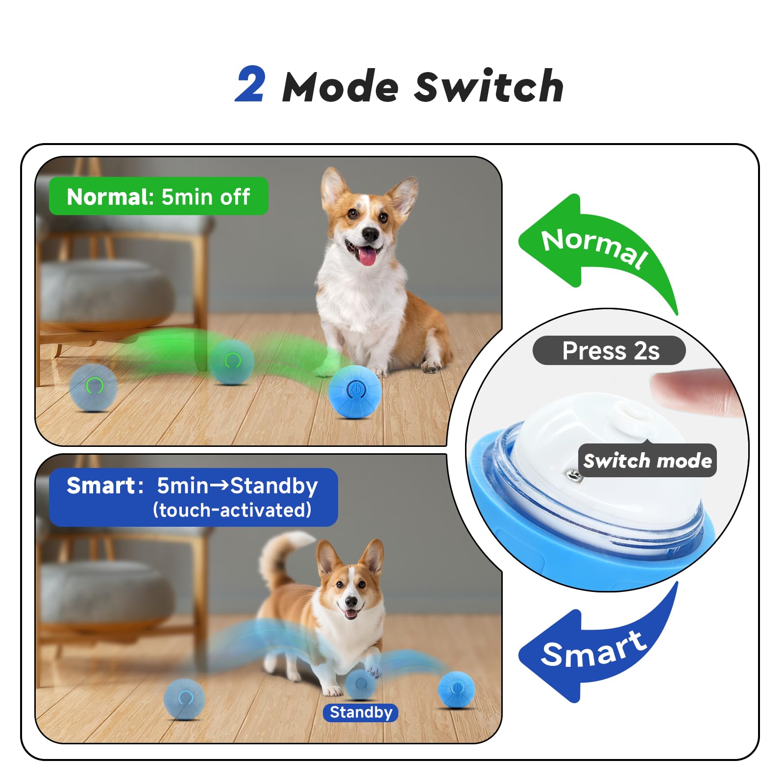 Kytujoy puppy enrichment ball keeps small dogs busy indoors.