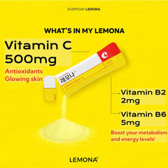 Kyung Nam Pharm LEMONA with B2 and B6 supports energy metabolism on the go.