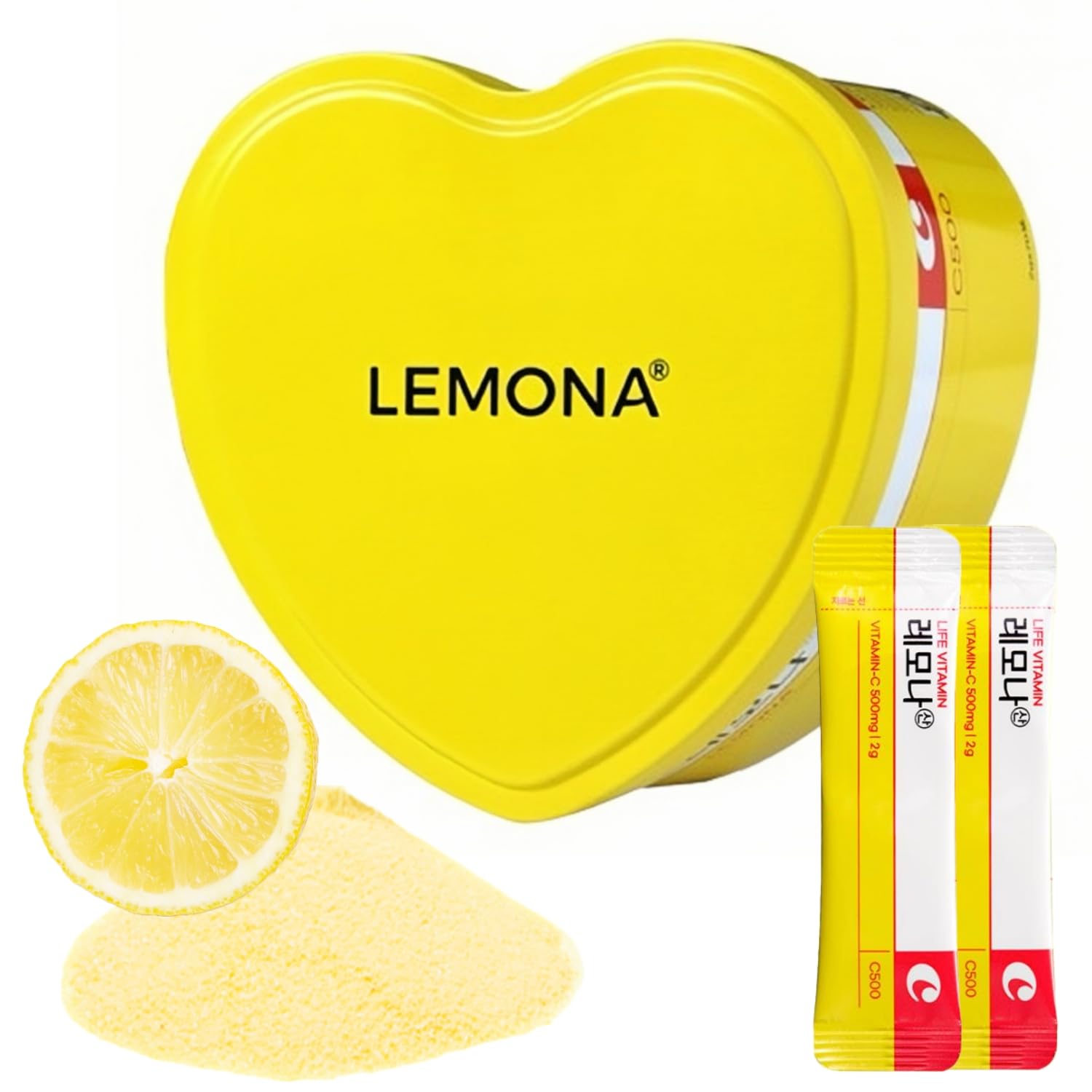 Kyung Nam Pharm LEMONA lemon-stick packaging for convenient on-the-go vitamin C.