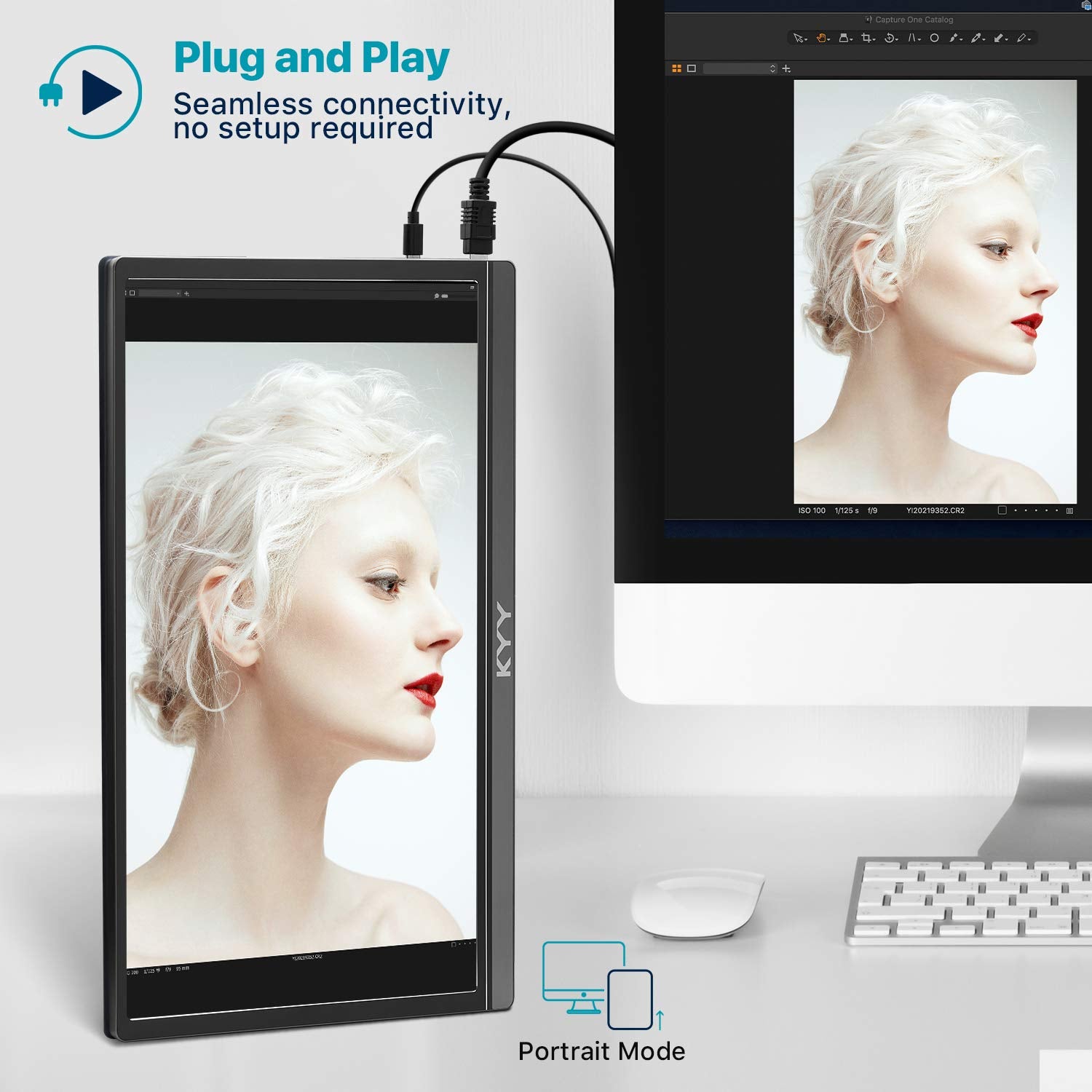 Supports landscape and portrait modes for flexible layouts.