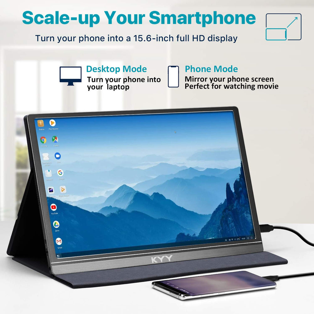 Screen protector guards against scratches for travel.