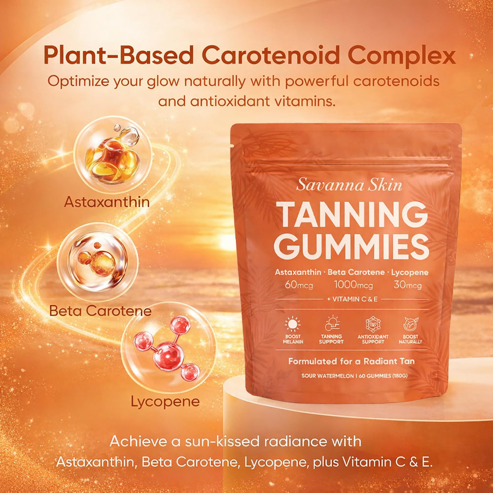KYZTMHC Savanna Skin Gummies sour watermelon flavor closeup, a tasty daily wellness treat.