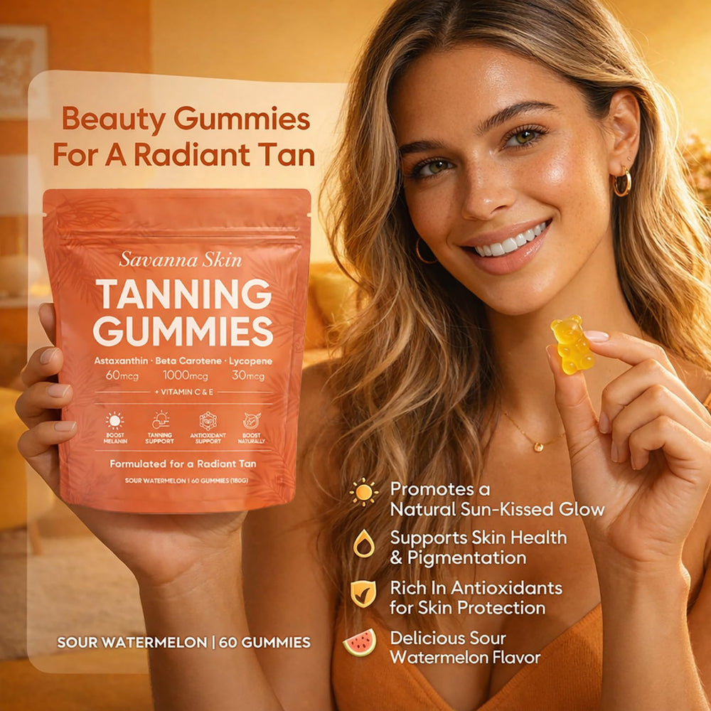 KYZTMHC Savanna Skin Gummies travel-friendly packaging supports consistent daily use.