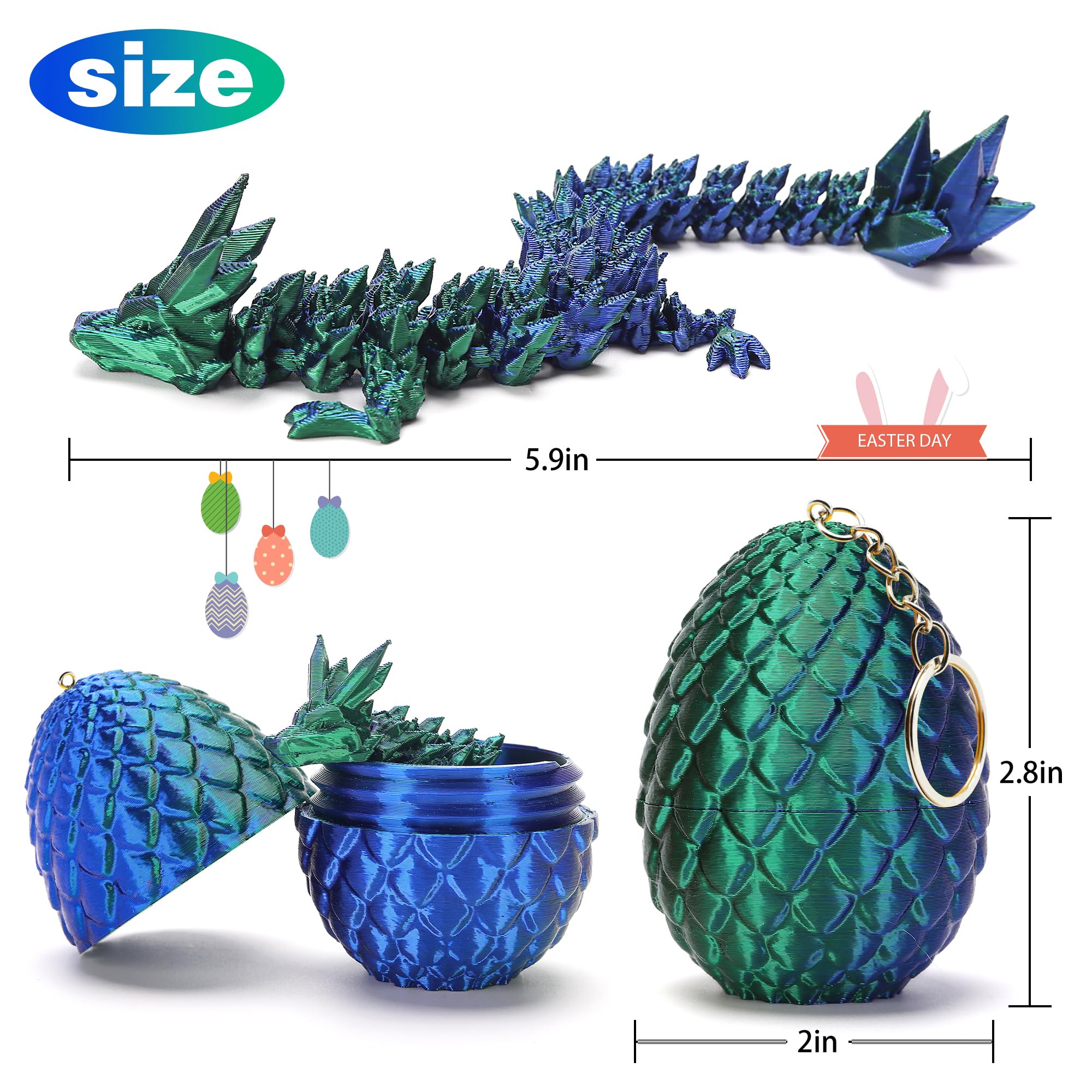 KZPPZ dragon egg's vibrant finish enhances playtime and imaginative storytelling.