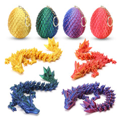 KZPPZ dragon egg opens to reveal a detailed dragon inside, a playful Easter surprise.