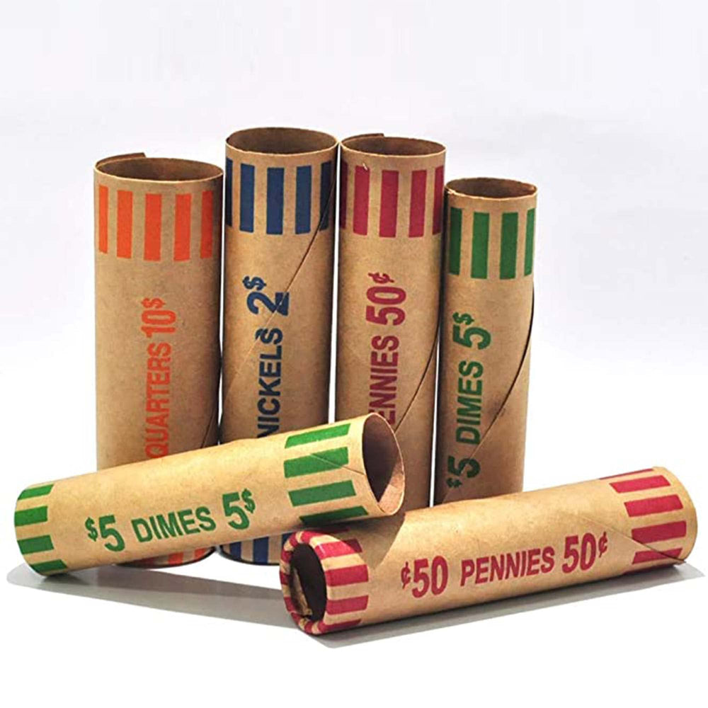 L LIKED nickels wrappers roll for neat sorting during deposits