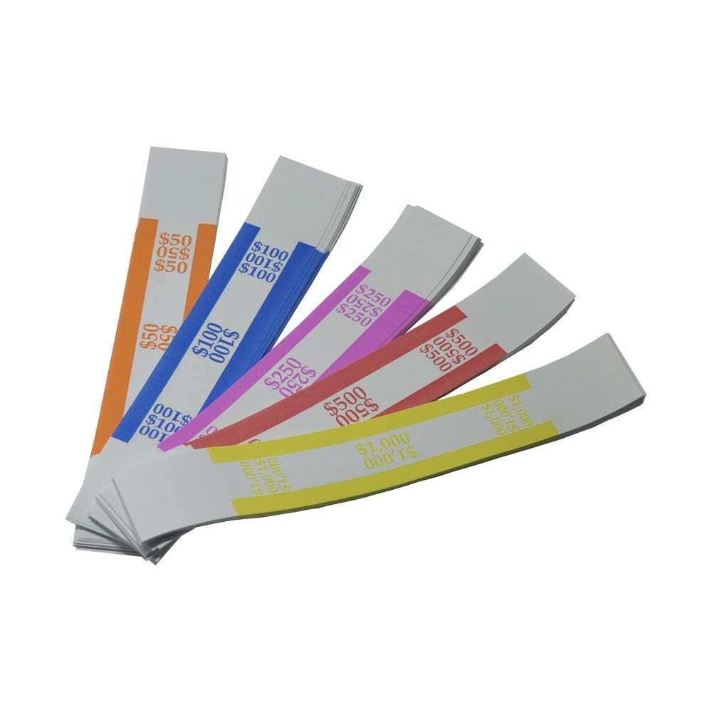 L LIKED currency bands pair with money counters and printers.