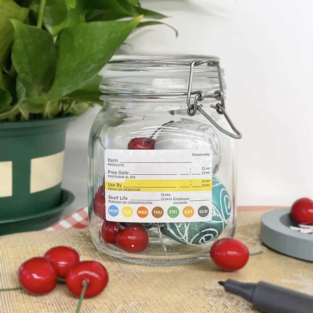 L LIKED 2x3 inch labels support weekly prep planning.