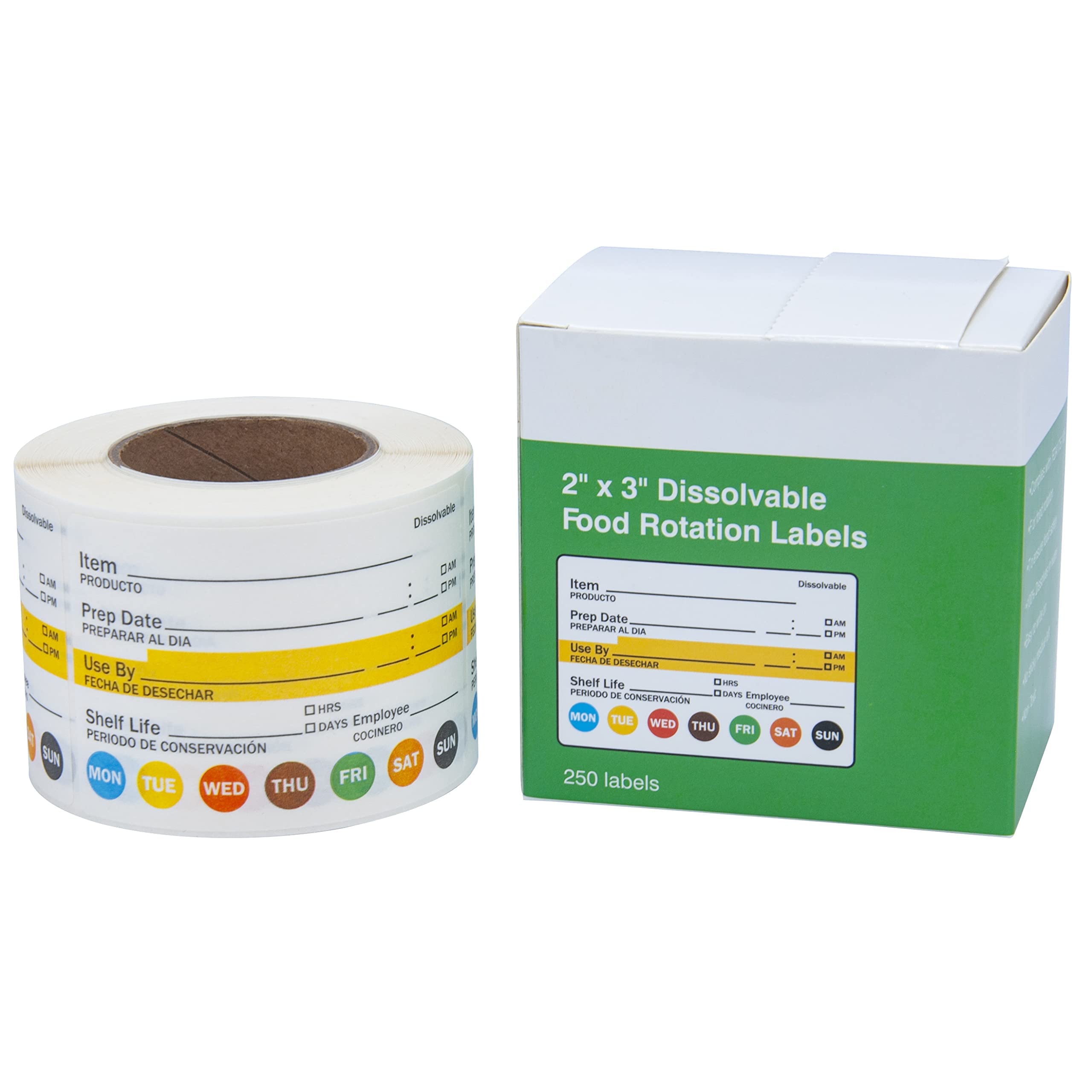 L LIKED label roll packaging ideal for restaurant use.