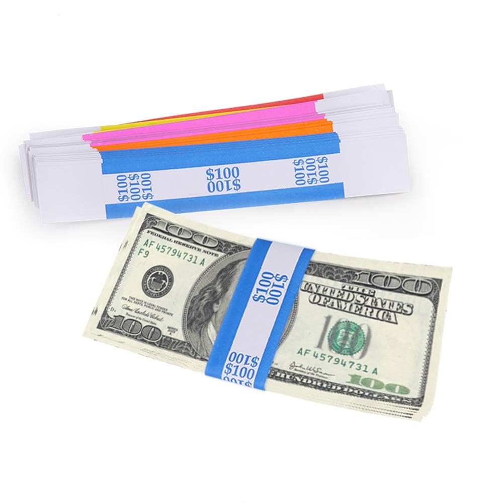 L LIKED portable bands enable neat, portable cash organization.