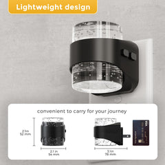 L LOHAS LED dimmable night light with three brightness levels.