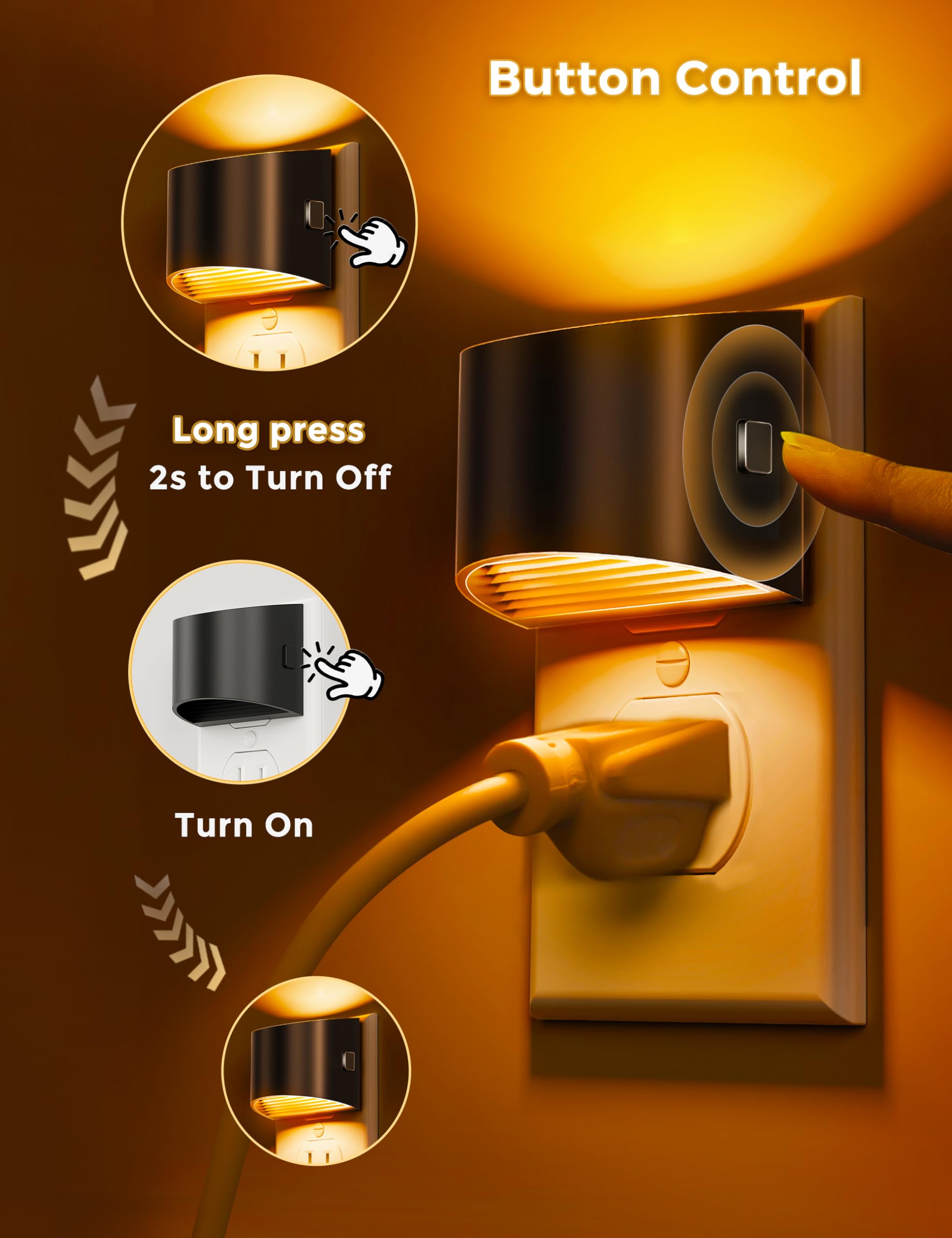 L LOHAS LED amber 1600K glow creates warm mood lighting