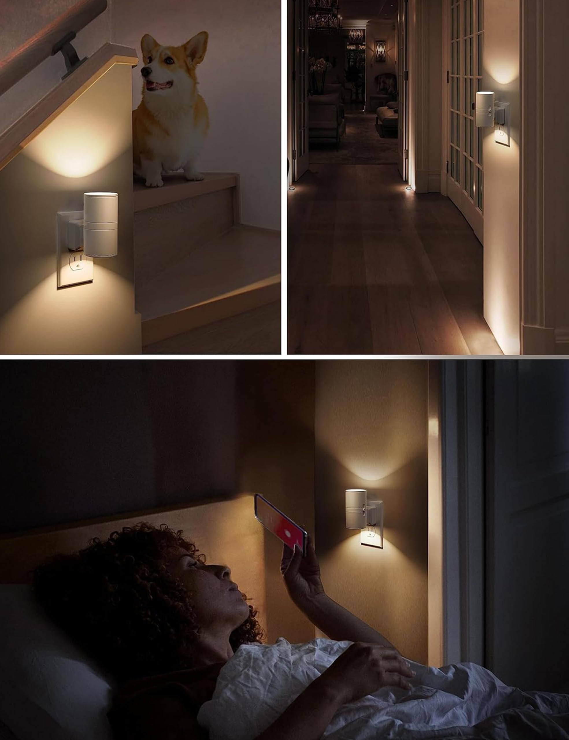 L LOHAS LED night light ideal for bedrooms offering gentle guidance.