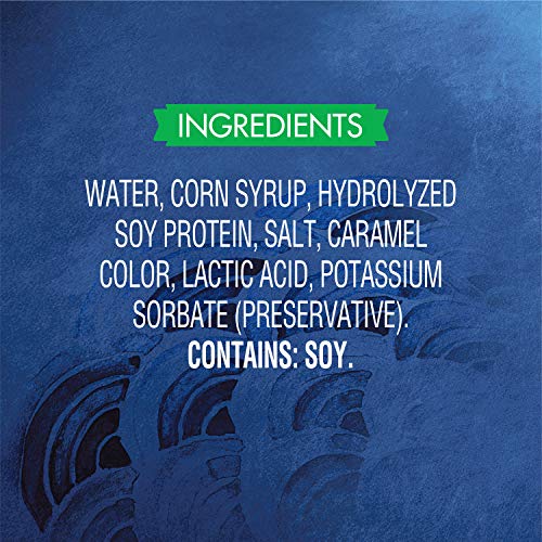 La Choy Lite Soy Sauce nutrition label highlights 0 fat per serving.