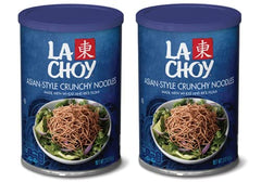 La Choy Rice Noodles pack of 2, perfect for quick stir-fries and soups.