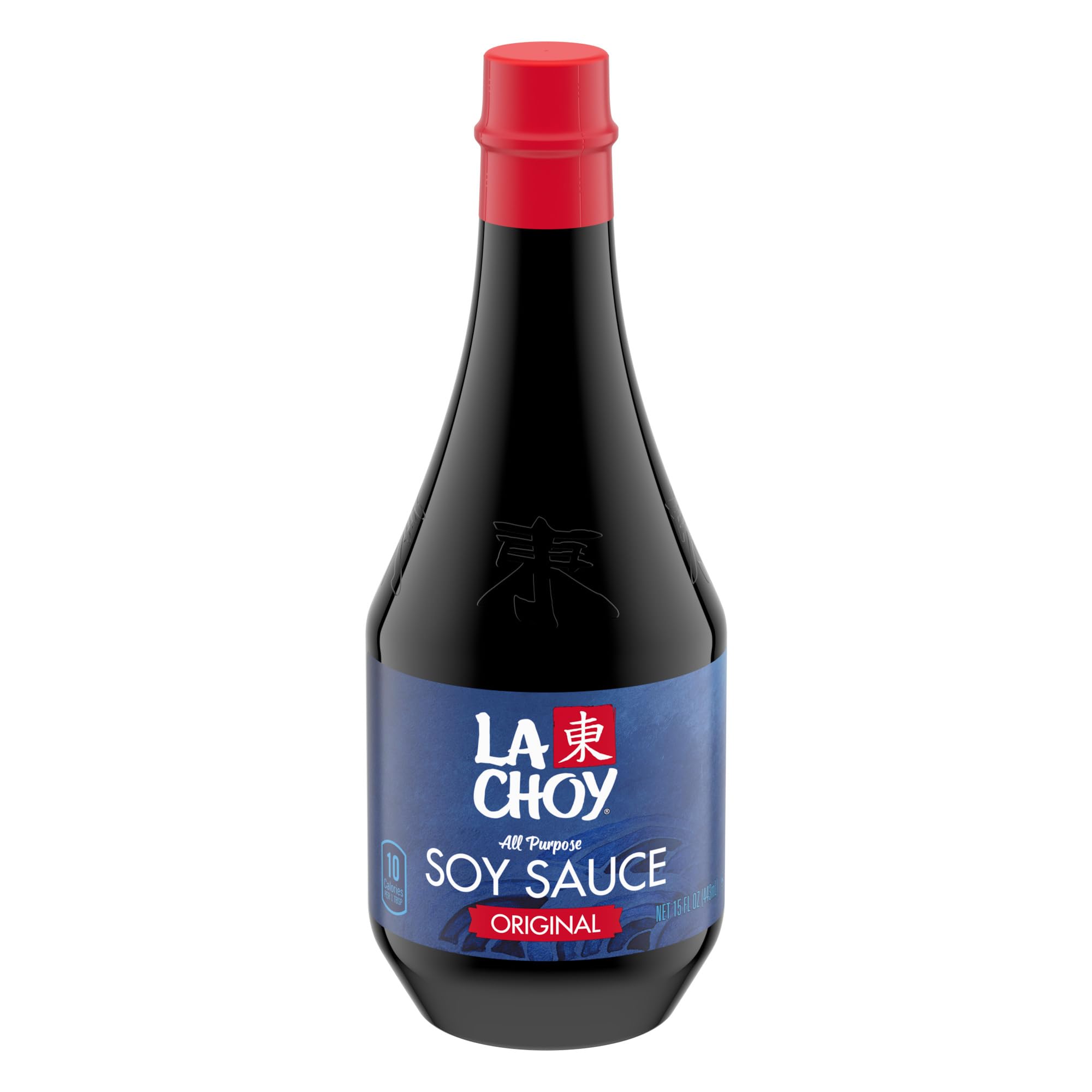 La Choy Soy Sauce bottle pouring to season rice quickly