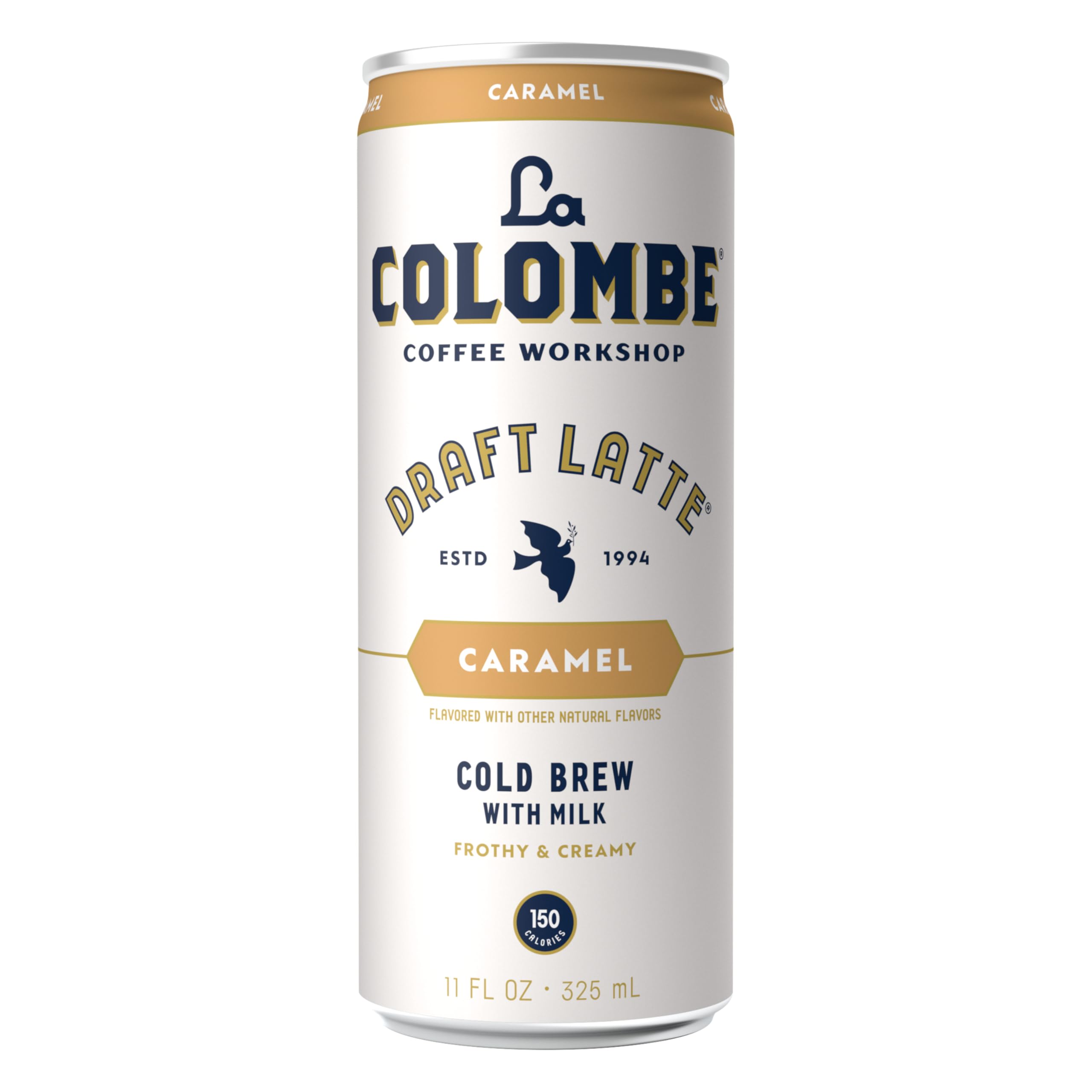 Open can reveals a silky swirl and inviting caramel aroma.