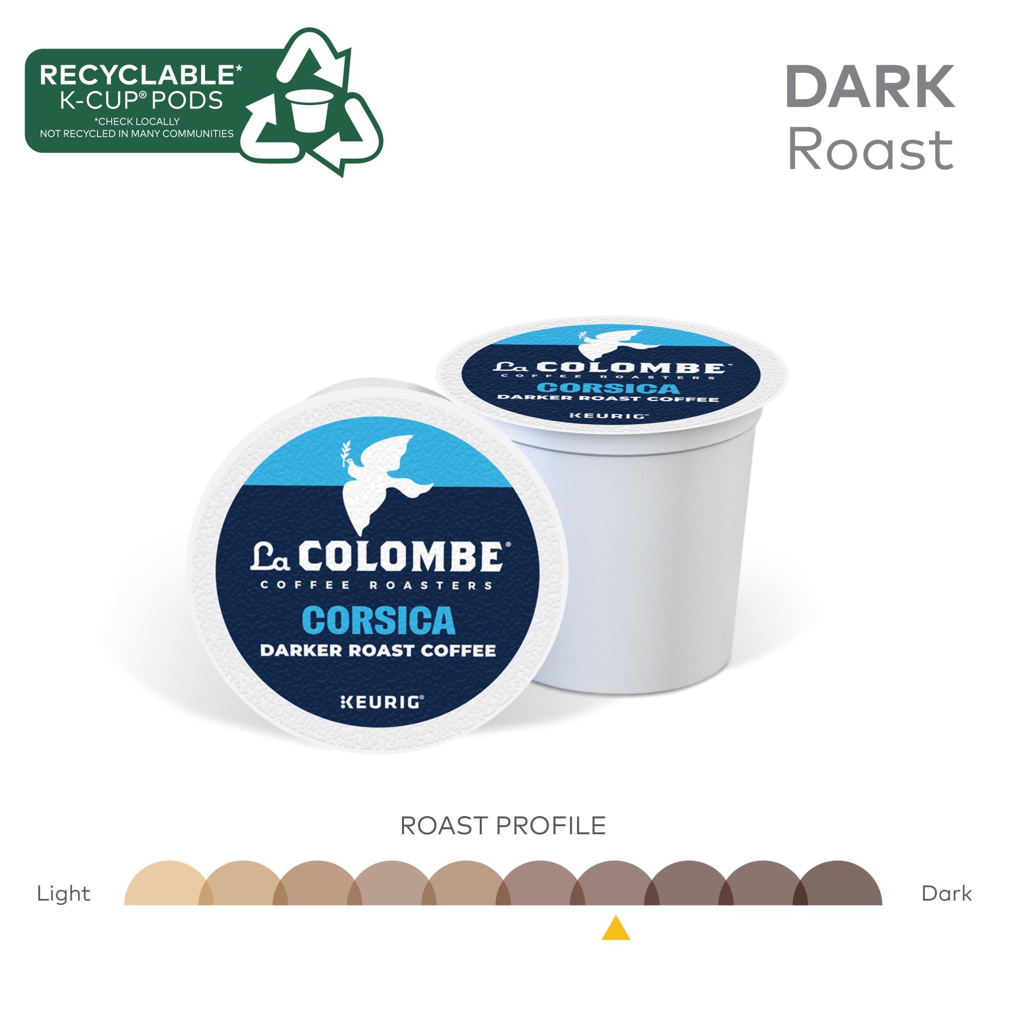 La Colombe Corsica steaming cup reveals rich aroma and full-bodied flavor.