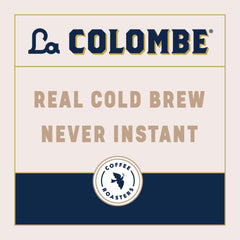 La Colombe Draft Latte creamy froth closeup highlights rich crema