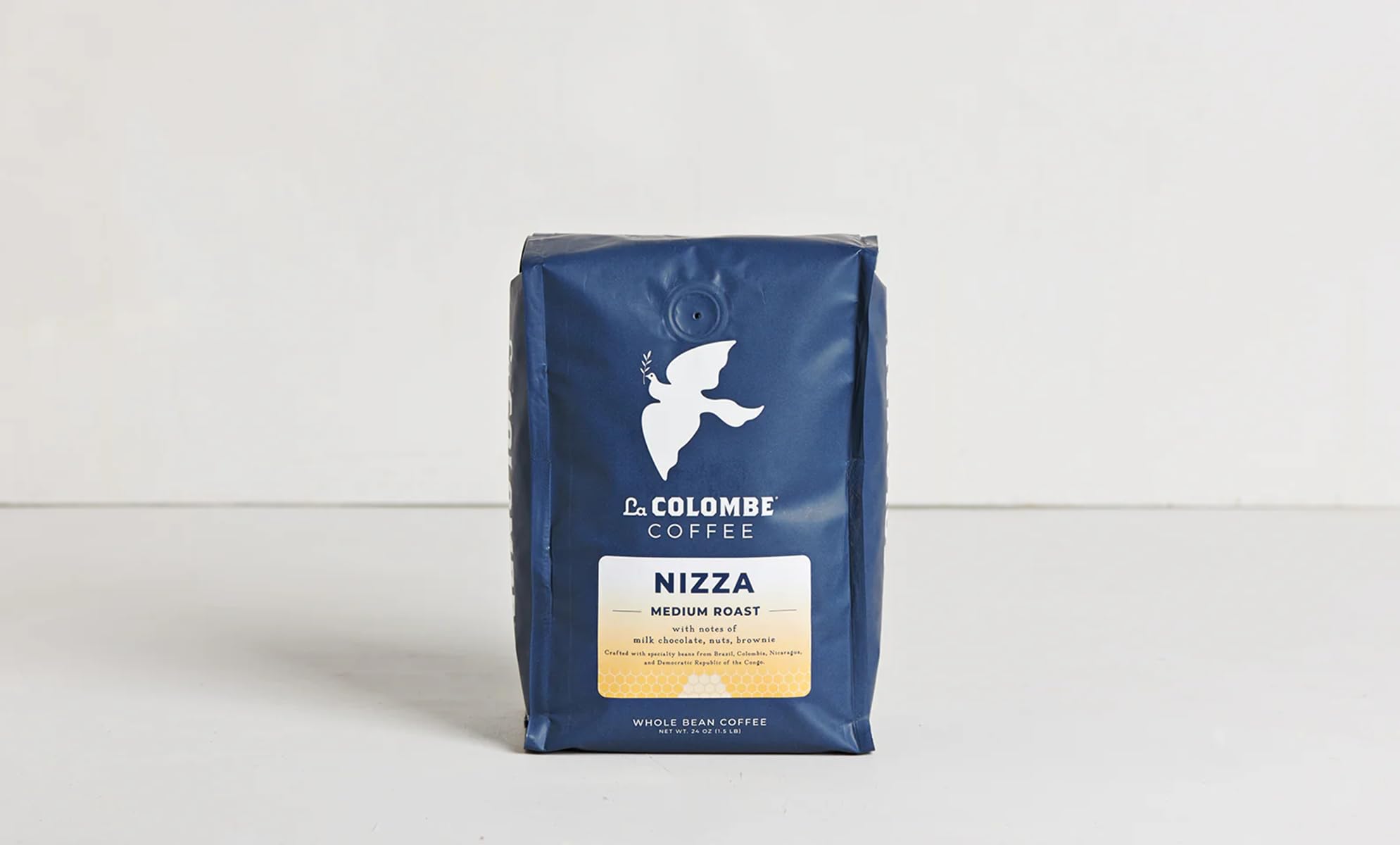 La Colombe Nizza brewed cup reveals honey-sweet nuttiness.