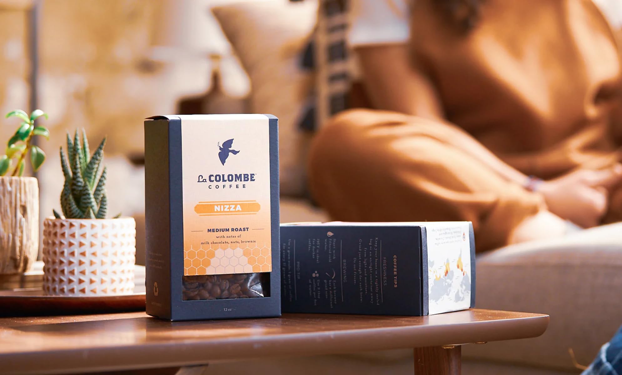 Espresso shot showcases chocolatey and nutty notes.
